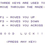 Lochinvar's Maze